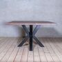 Squere Walnut Table With Spider Legs, thumbnail 3 of 5