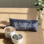 Breathe Embroidered Lavender Eye Pillow, thumbnail 6 of 12