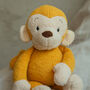 Monkey Squeaker Plush Toy, thumbnail 4 of 7