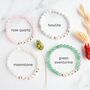 Couples Boyfriend Personalised Gemstone Beaded Bracelet Set, thumbnail 3 of 10