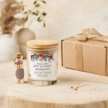 Christmas Candle Gift With Name, 2 of 4