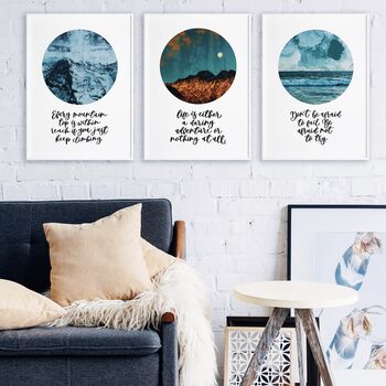 Life Is Either A Daring Adventure Or Nothing Print, 4 of 5