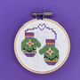 Mittens Cross Stitch Kit, thumbnail 2 of 9