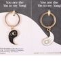 Best Friend Keyrings Set Yin Yang, thumbnail 2 of 4