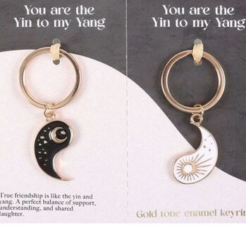 Best Friend Keyrings Set Yin Yang, 2 of 4