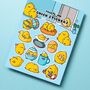 Chick Sticker Sheet | Cute Stickers, thumbnail 5 of 5