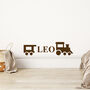 Personalised Name Train Nursery Wall Sticker, thumbnail 1 of 5
