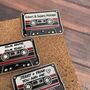 Custom Mixtape Cassette Tape Enamel Pin – Personalised Names Or Song – Retro 80s 90s Music Gift, thumbnail 3 of 5