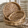 Kaduna Round Rattan Tray With Handles, thumbnail 2 of 5