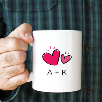 Personalised Valentine’s Day Mug With Initials, 5 of 8