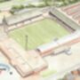 Bolton Wanderers Burnden Park Stadium Canvas, thumbnail 2 of 6