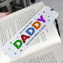 Personalised Best Daddy Aluminium Metal Bookmark, thumbnail 1 of 4