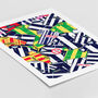 West Bromwich Albion Football Shirt Mash Up Print, thumbnail 3 of 3
