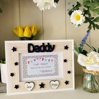Personalised Dad Daddy Photo Frame Birthday, 12 of 12