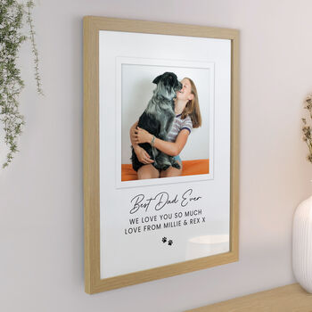 Personalised Pet Photo Upload Framed Print, 4 of 12