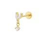 Cascade Crystal Tragus Earring, thumbnail 3 of 5