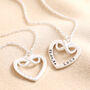 Personalised Sterling Silver Infinity Heart Necklace, thumbnail 1 of 6