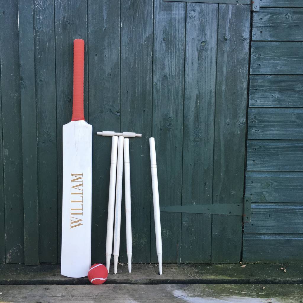 Personalised 55 Cricket Sets For Blake By Bespoke & Oak Co