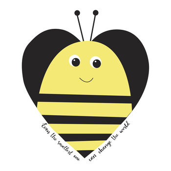 Bee Heart Babygrow, 2 of 2