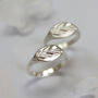 Silver Olive Branch Signet Ring, thumbnail 3 of 9