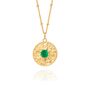 Green Onyx Sun Necklace, thumbnail 1 of 8