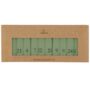 Set Of Short Green Numbered Christmas Advent Candles, thumbnail 3 of 3