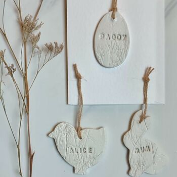 Personalised Handmade Easter Decoration Card, 3 of 3