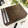 Personalised Aluminium Message Wooden Jewellery Box, thumbnail 6 of 12