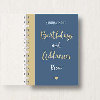 Personalised Birthday And Address Book, 8 of 10
