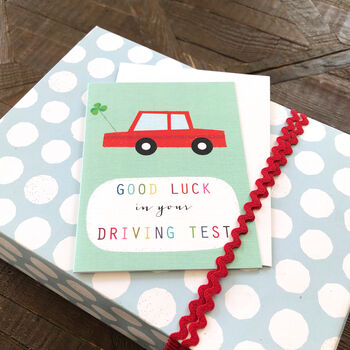 Mini Good Luck Driving Test Card, 5 of 5