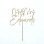 Personalised Mr And Mrs Wedding Cake Topper, thumbnail 9 of 12