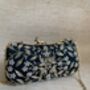 Handcrafted Emerald Green Silk Clutch Bag, thumbnail 10 of 10