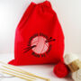 Personalised 'Handmade Goods' Knitting Bag, thumbnail 1 of 5