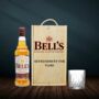 Personalised Bells Blended Scotch Whisky Gift Set In Wooden Box With Glass 40% Abv, thumbnail 1 of 5
