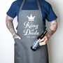 Personalised King Of Dads Organic Recycled Apron, thumbnail 1 of 3