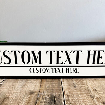 Personalised Road Sign Custom Text Plaque, 4 of 4