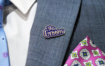 The Groom Wedding Day / Stag Do Party Enamel Lapel Pin, 3 of 11