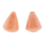 Tumbling Glass Vase Apricot, thumbnail 1 of 8