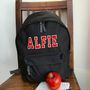 Personalised Applique Name School Backpack, thumbnail 6 of 11