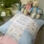 Nursery Bunny Name And Date Cushion, thumbnail 7 of 7