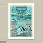 ‘British Coastal Wildlife Art Print’ Coastal Gift, thumbnail 6 of 7