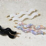 Set Of Two Wave Hair Clips, thumbnail 9 of 9