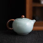 Crackle Glaze Teapot – Ru Series, thumbnail 1 of 5