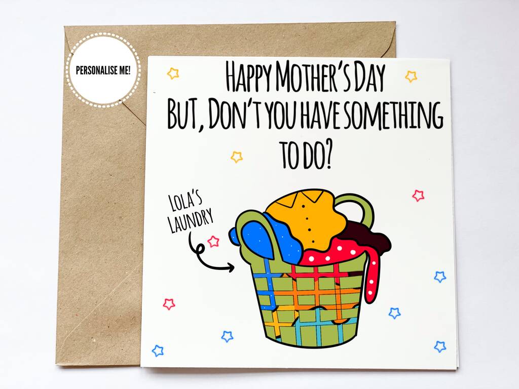 Funny Personalised Mother's Day Card, 1 of 2