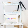 Love Is Love Make Up Bag And Accessories Pouch, thumbnail 3 of 3