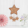 Family Star Wall Hanging With Up To Nine Names, thumbnail 2 of 3