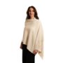 Ivory 100% Cashmere Travel Wrap Gift Boxed, thumbnail 1 of 11