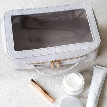 Personalised Clear Cosmetic Bag Monogram Makeup Bag, 12 of 12