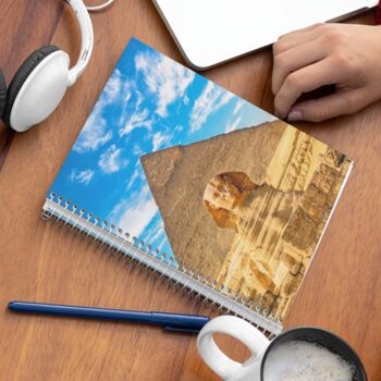 A5 Spiral Notebook Featuring The Sphinx And Pyramids, 2 of 2