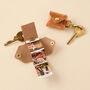 Personalised Leather Photo Strip Keyring For Couples, thumbnail 4 of 5